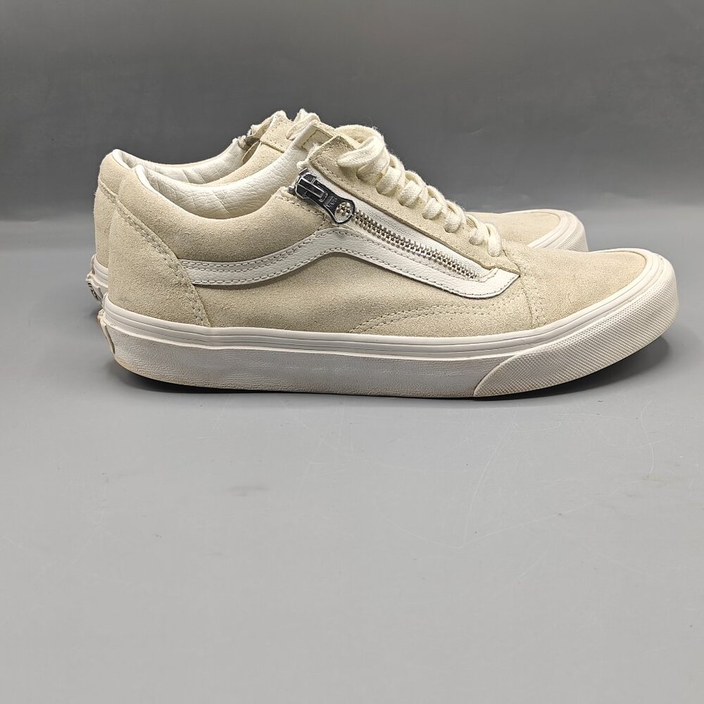 VANS Unisex Old School Zip Suede Marshmallow/Blanc Shoes